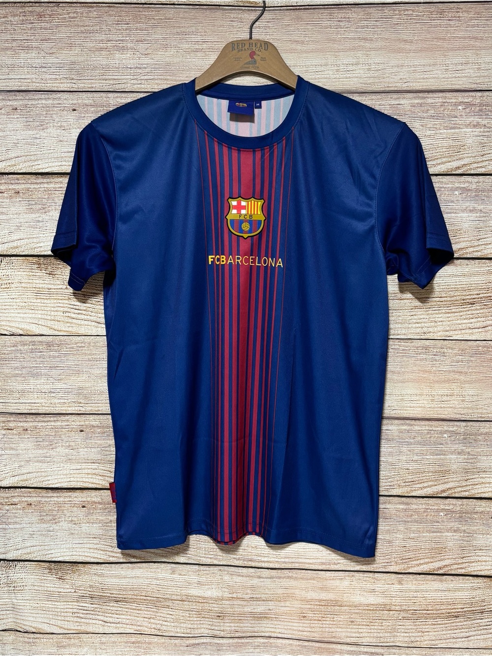 FC Barcelona Lightweight Blue & Red Soccer Jersey Adult Medium